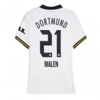 Echipament fotbal Borussia Dortmund Donyell Malen #21 Tricou Treilea 2024-25 pentru femei maneca scurta